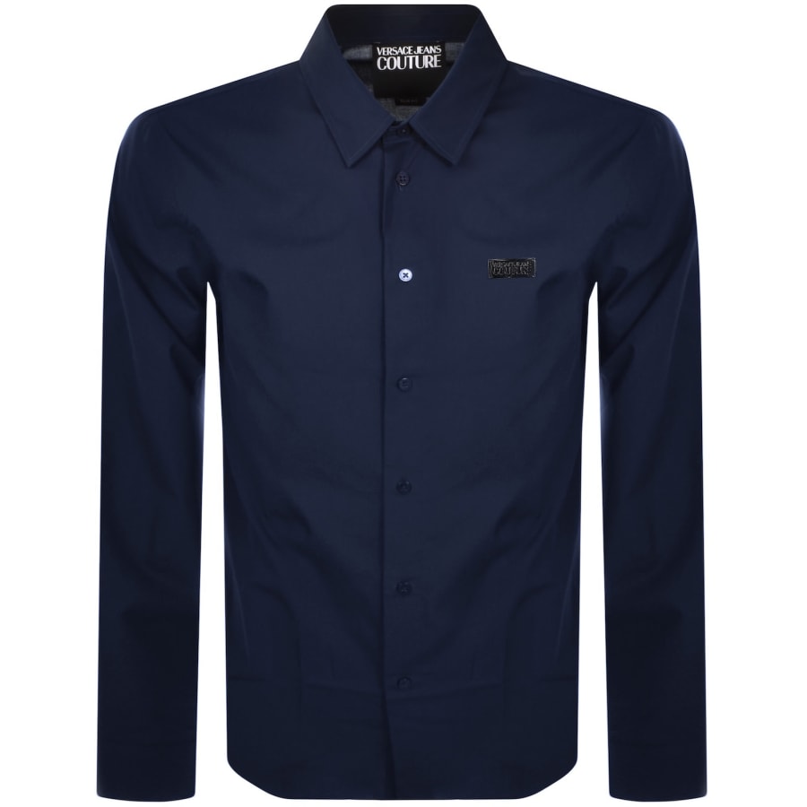 Versace Jeans Couture Long Sleeve Shirt Blue | Mainline Menswear us